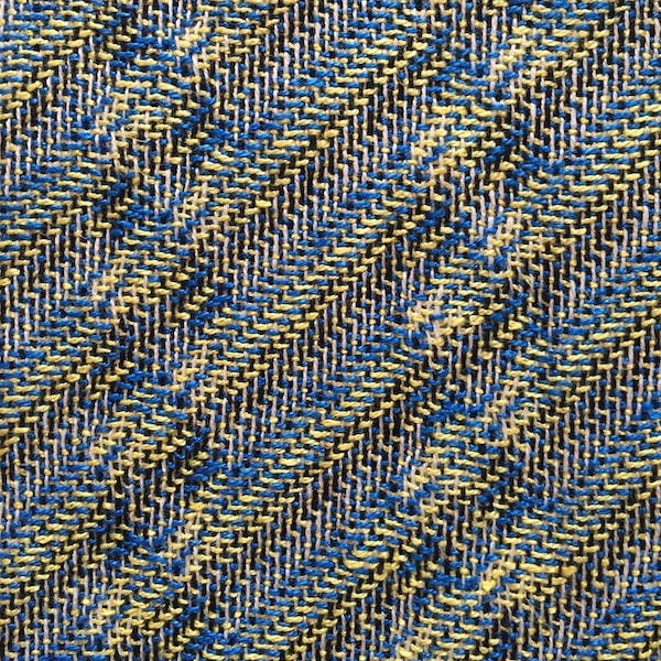 Lightshow scarf in blue and yellow